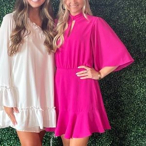 VICI Collection Fuschia Keyhole Dress